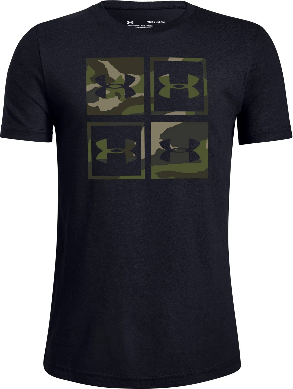 Under Armour Boys' Camo Logo Repeat Short Sleeve Tshirt Academy