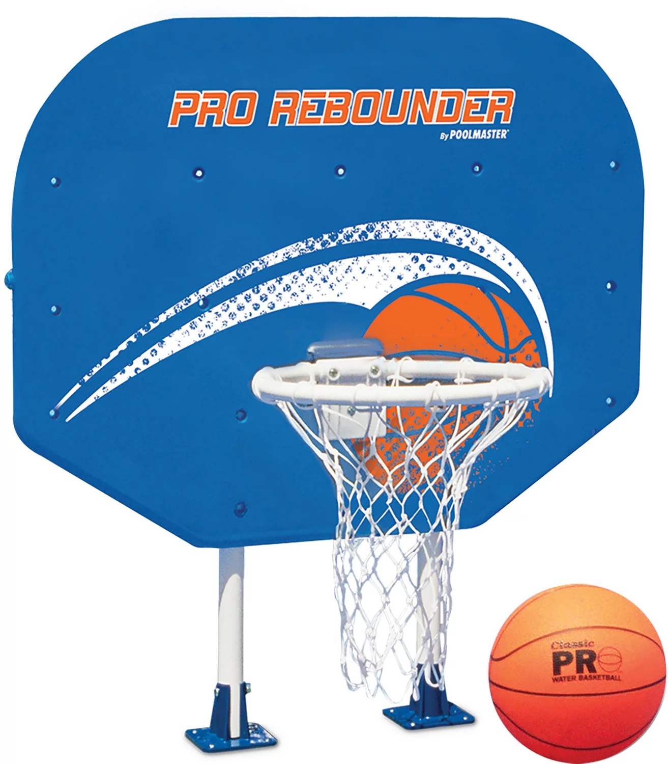 Poolmaster AboveGround Poolside Basketball/Volleyball Game Combo Academy
