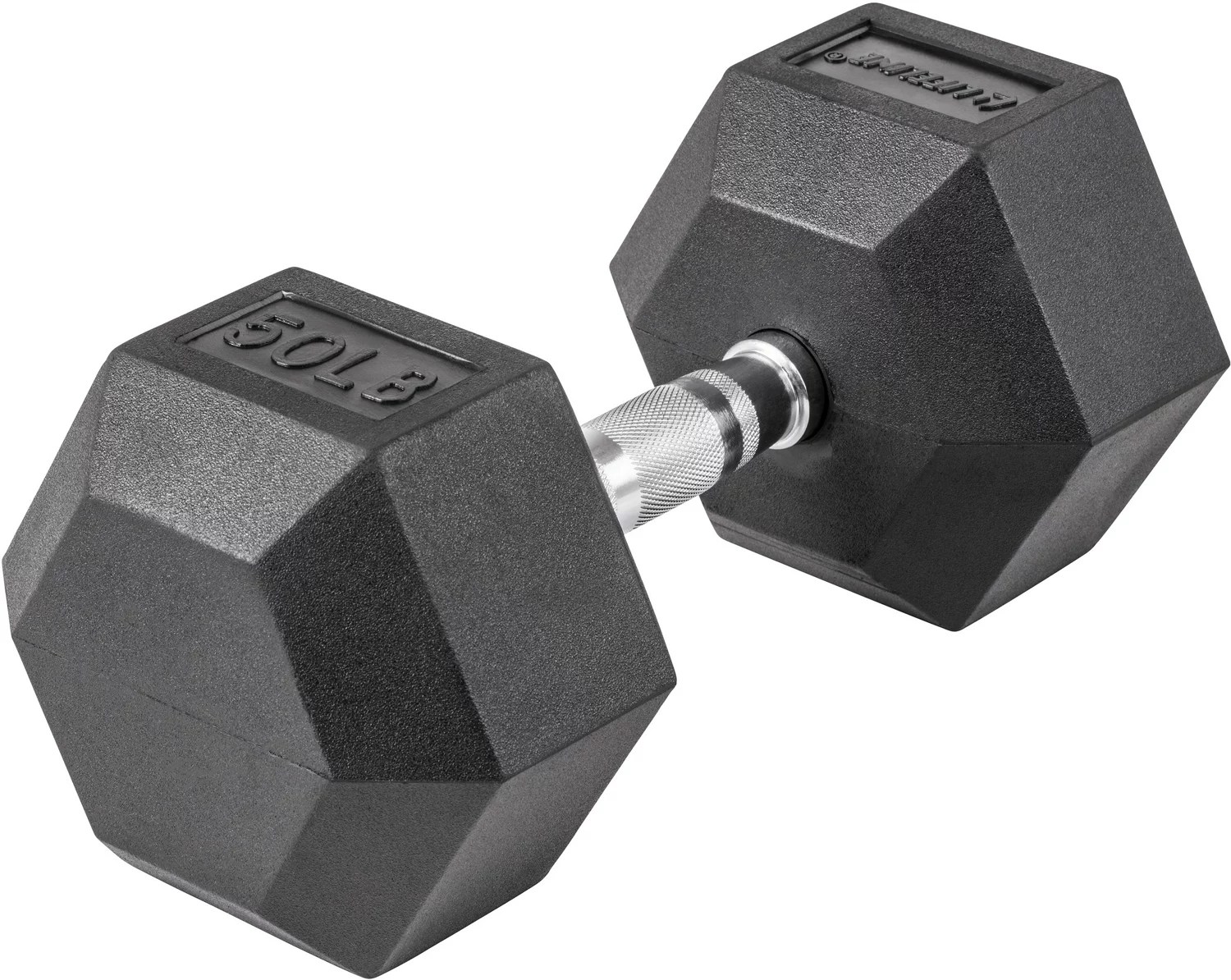 Lifeline Hex 5120lb Rubber Dumbbell Academy