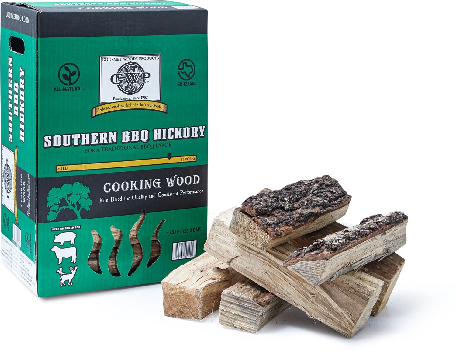 Gourmet Wood Southern Hickory Cooking Wood Academy
