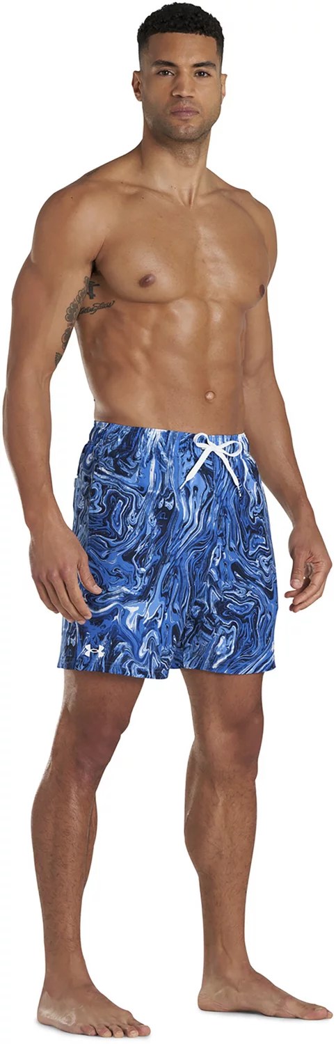 Under Armour Men's Tie Dye Compression Swim Shorts Academy