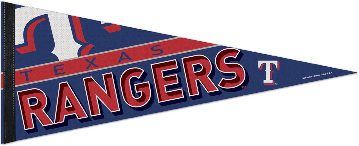 WinCraft Texas Rangers 12x30 in Classic Pennant Academy