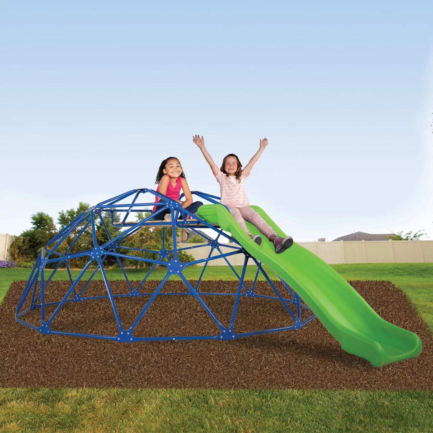 Sportspower Dome Climber with Slide Academy