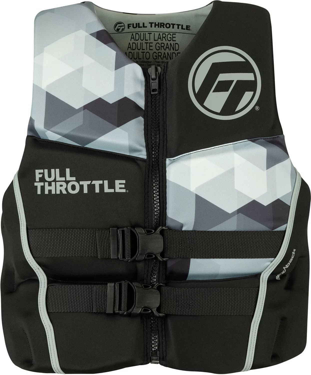 Full Throttle Men’s RapidDry Life Jacket Academy