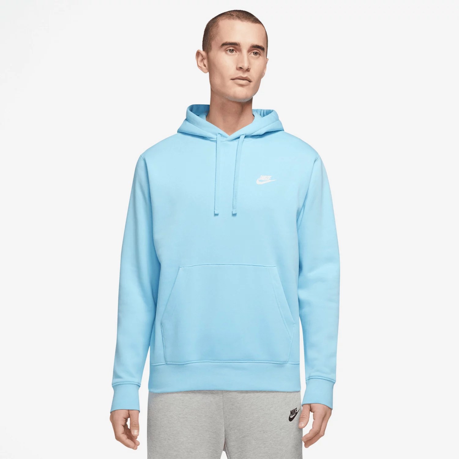 Nike Men's Sportswear Club Fleece Pullover Hoodie Academy