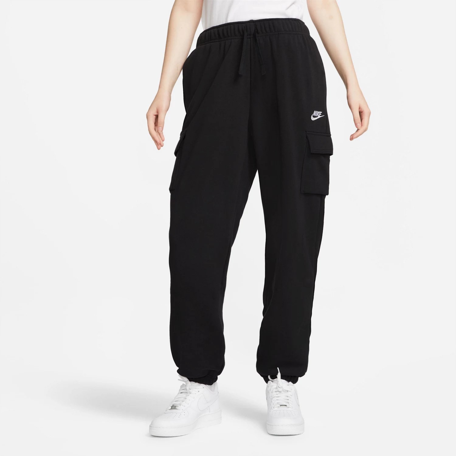 Nike Women's Club Fleece Cargo Pants Free Shipping at Academy