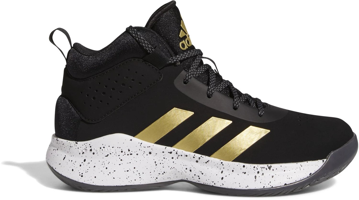 adidas Boys' Cross Em Up 5 Wide Basketball Shoes Academy
