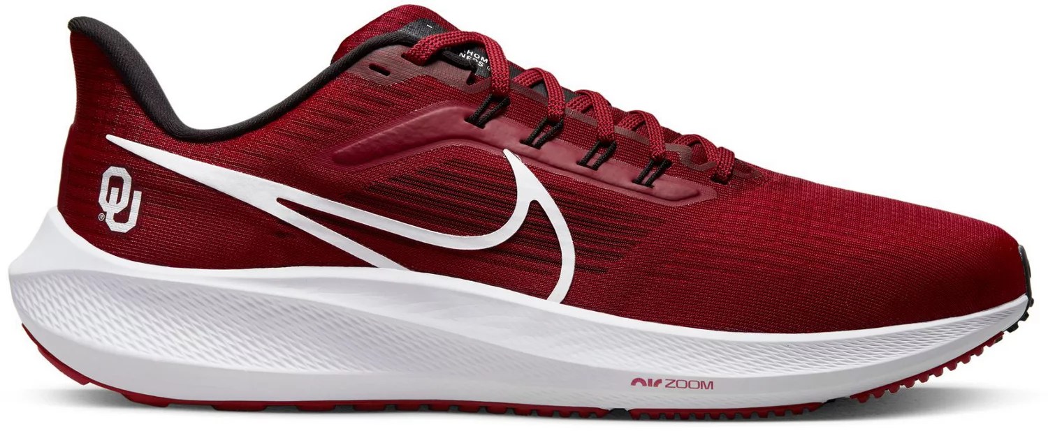 Nike Adults' University of Oklahoma Air Zoom Pegasus 39 Running Shoes Academy