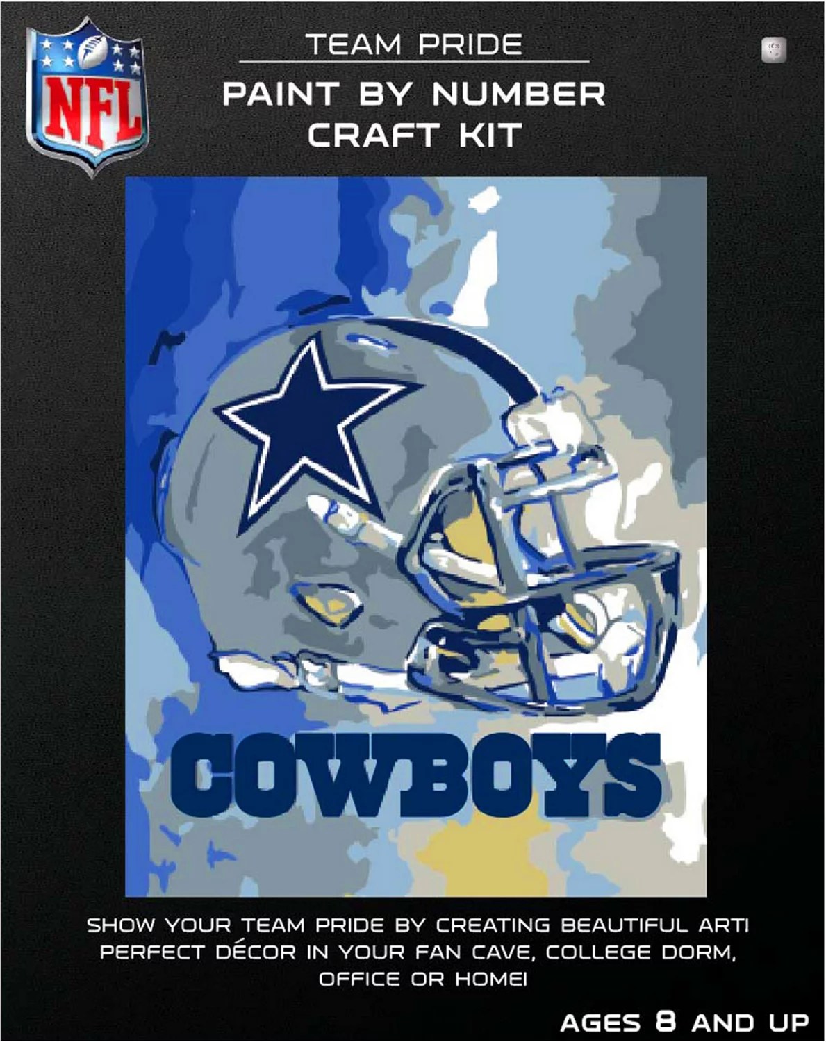 Sporticulture Dallas Cowboys Paint by Numbers Kit Academy