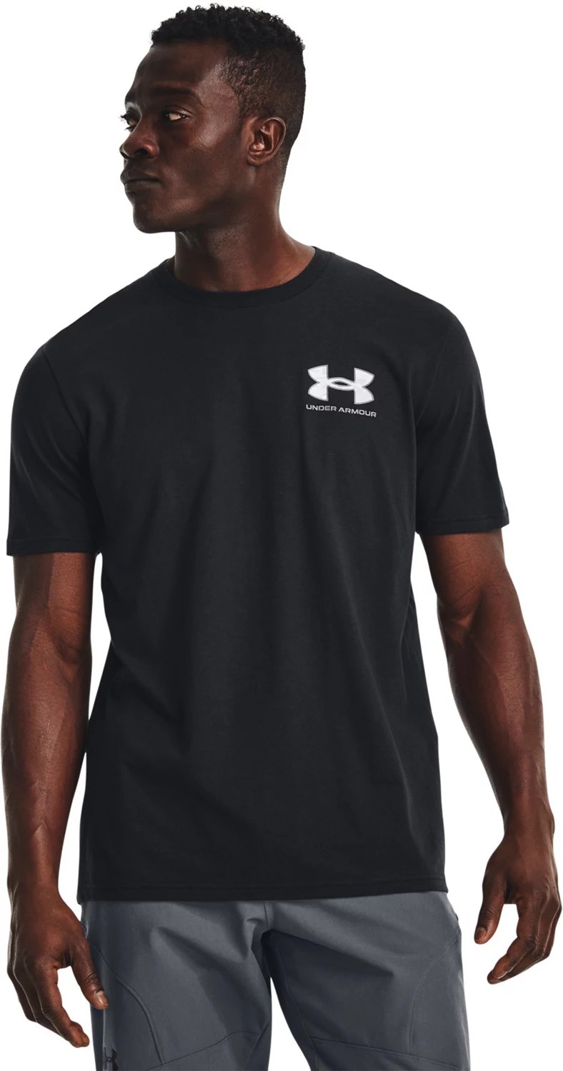Under Armour Men's ABC Camo Fill Wordmark Short Sleeve Tshirt Academy