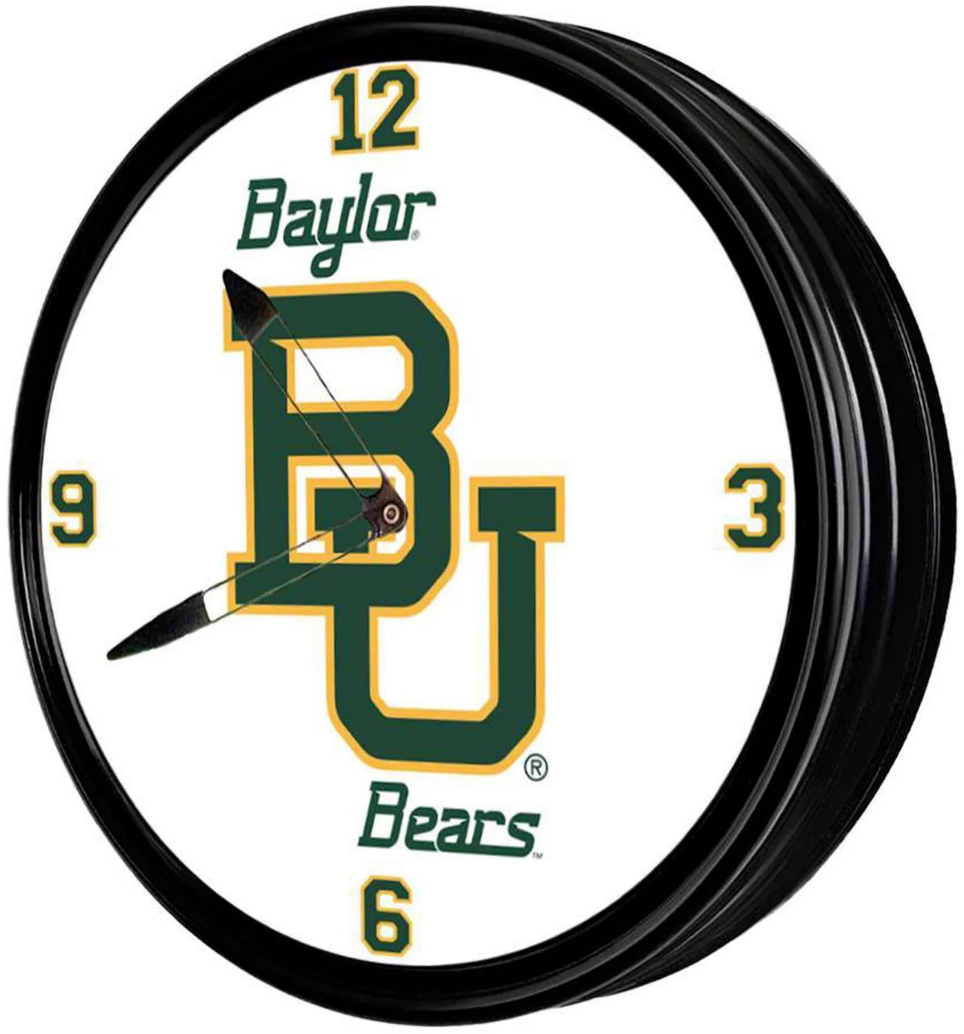 The FanBrand Baylor University Retro Lighted Wall Clock Academy
