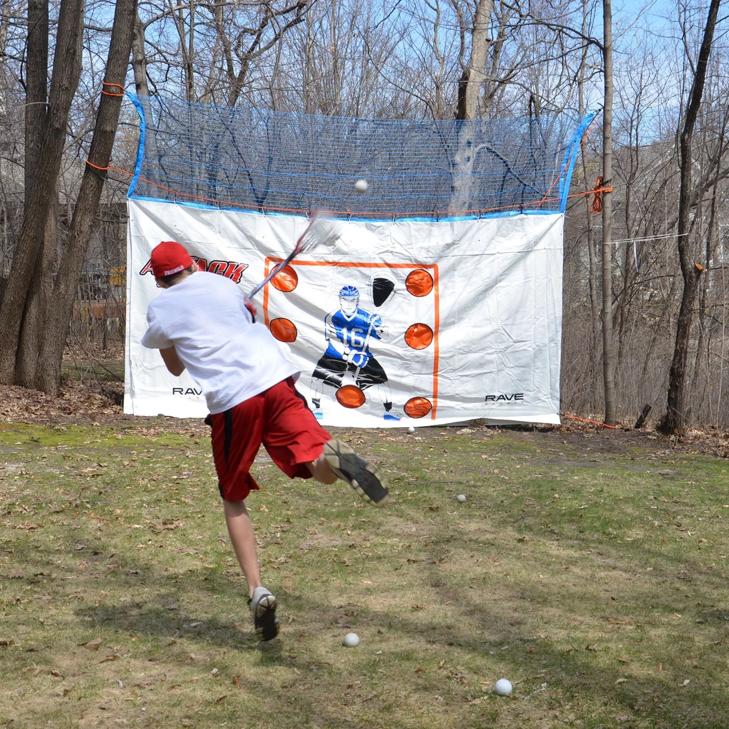 RAVE Sports 16 ft x 8 ft Lacrosse Tarp Academy