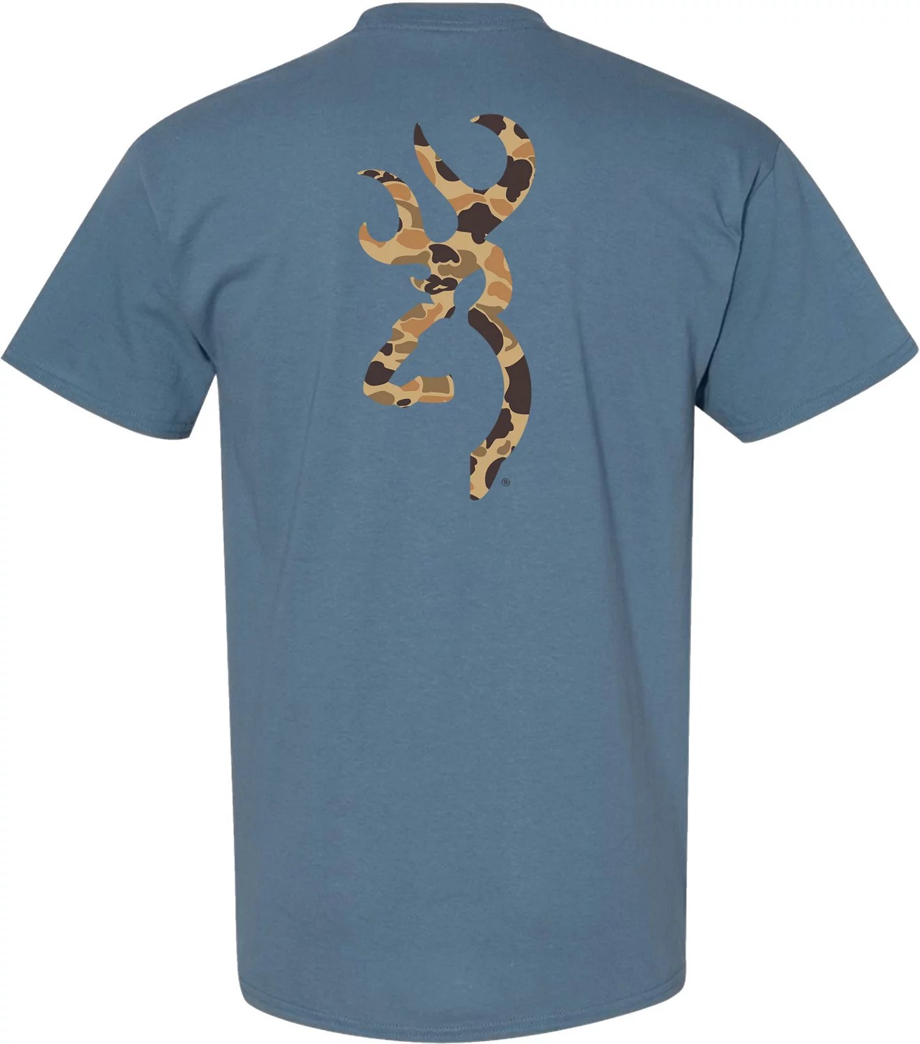 Browning Men’s Duck Camo Buckmark Tshirt Academy