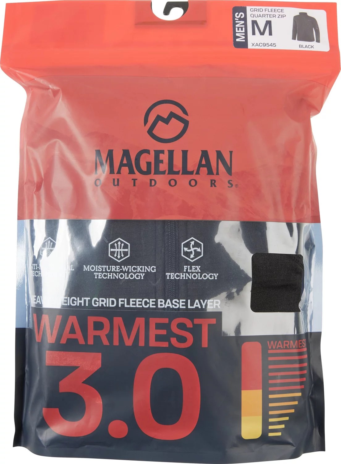 Magellan Outdoors Men's Baselayer 3.0 Thermal Grid Fleece Shirt Academy