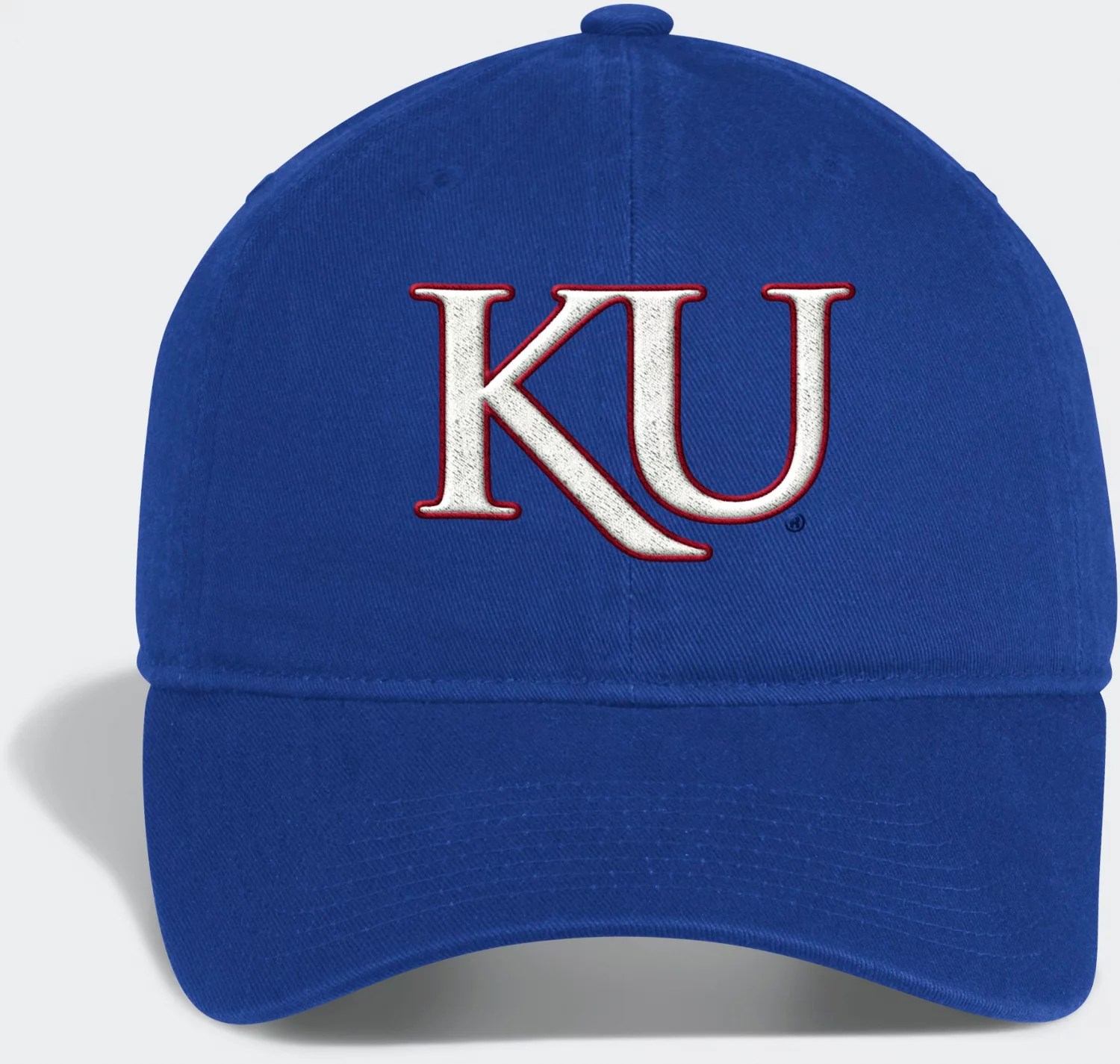 adidas Men's University of Kansas Cotton Slouch Cap Academy