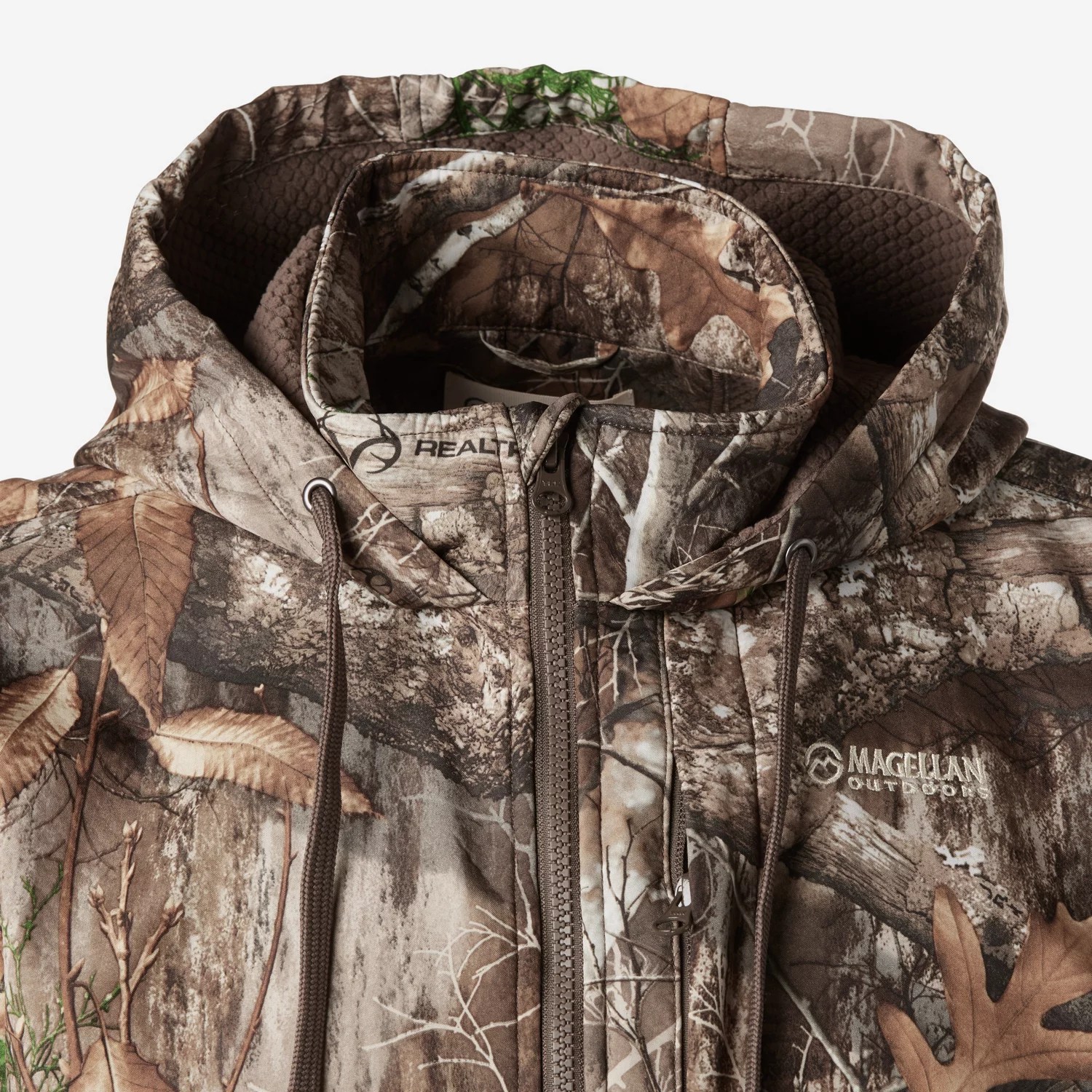 Magellan Outdoors Hunt Gear Men’s Boone Hooded FZ Camo Jacket Academy