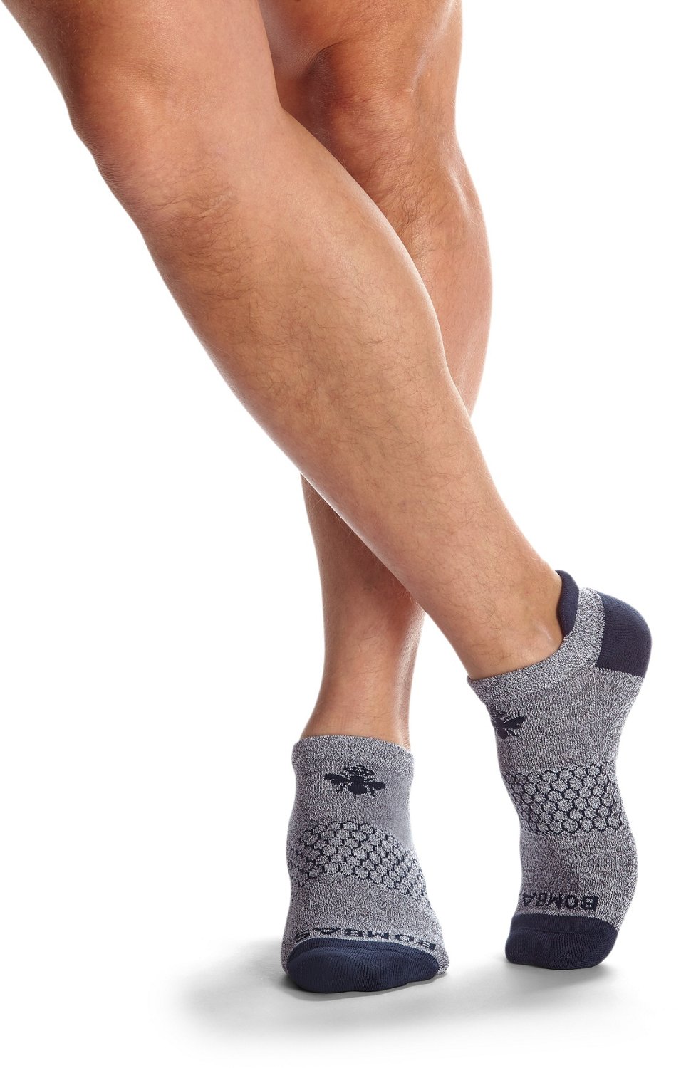 Bombas Men's Original Heathered NoShow Socks Academy