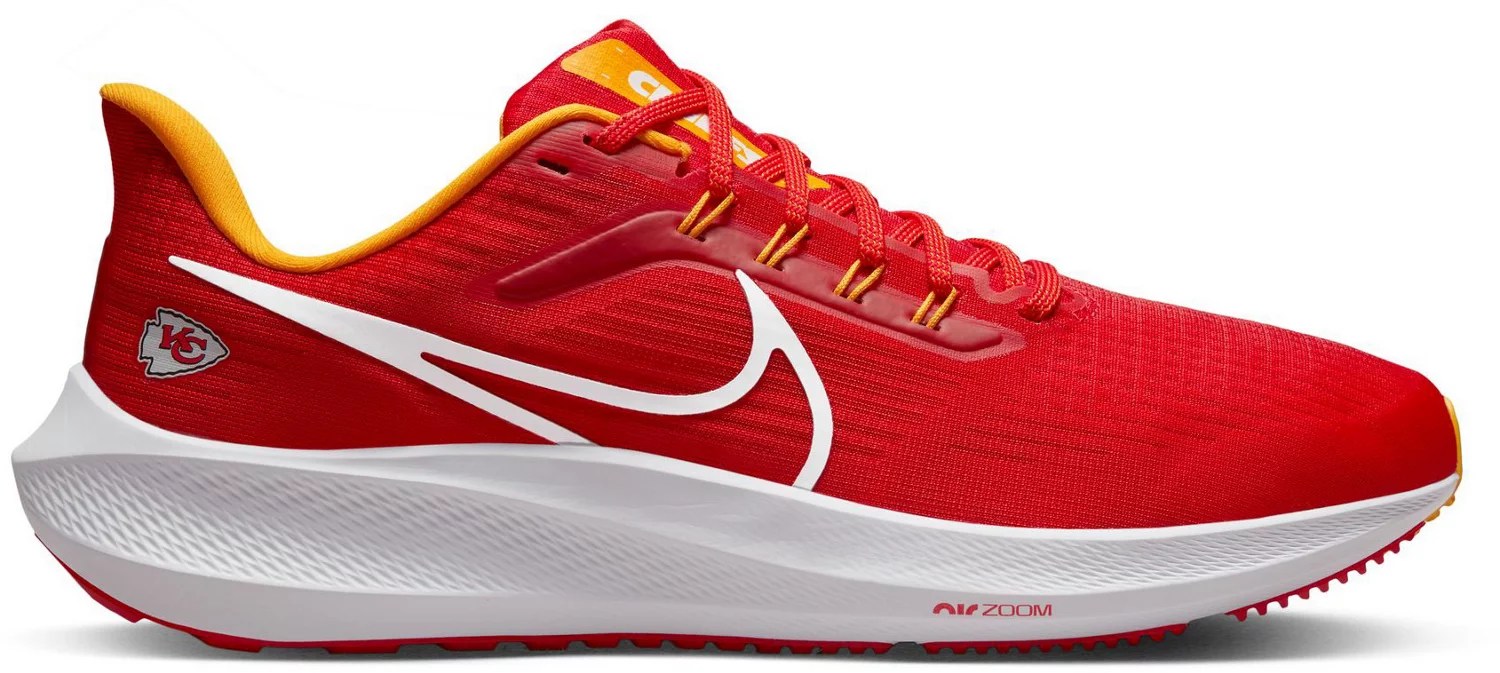 Nike Adults' Kansas City Chiefs Air Zoom Pegasus 39 Running Shoes Academy