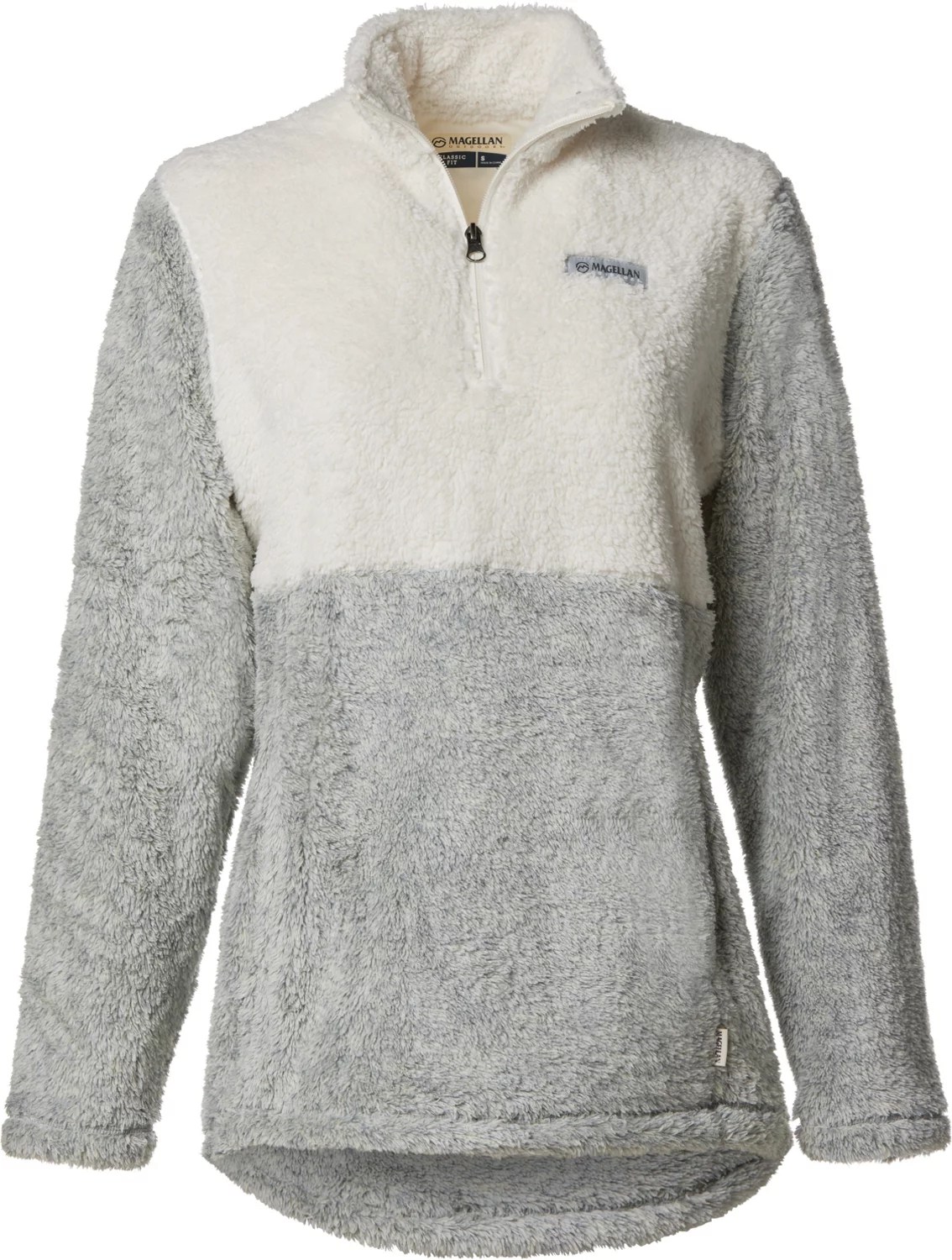Magellan Outdoors Women's Campfire Fuzzy 1/4 Zip Fleece Pullover Top