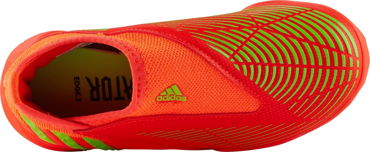 adidas Kids' Predator Edge .3 Laceless Turf Soccer Cleats Academy
