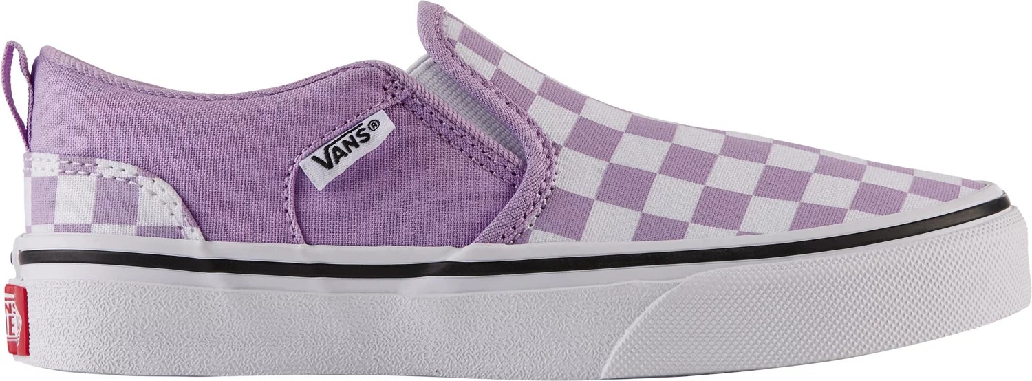 Vans Kids' Asher Checkerboard Shoes Free Shipping at Academy
