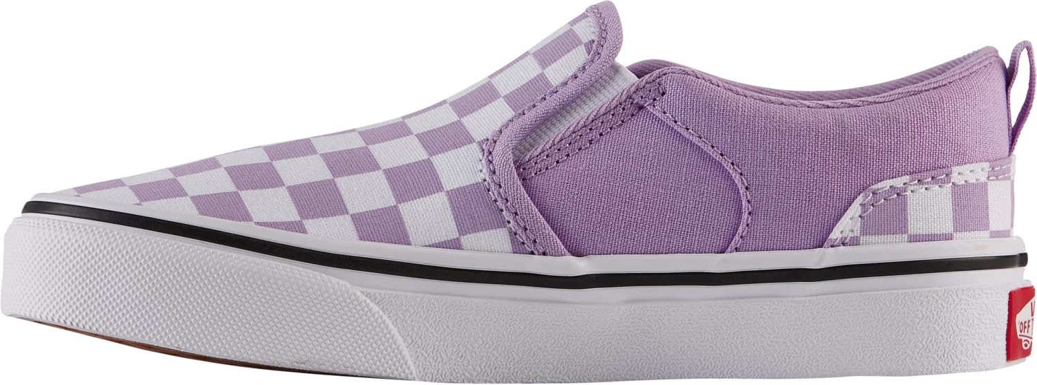 Vans Kids' Asher Checkerboard Shoes Free Shipping at Academy