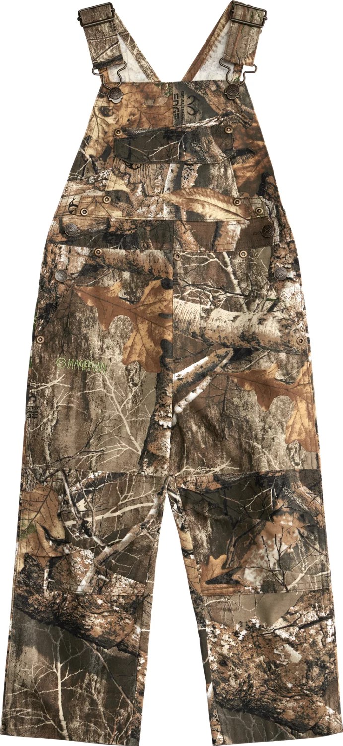 Magellan Outdoors Hunt Gear Toddlers’ Grand Pass Camo Overalls Academy