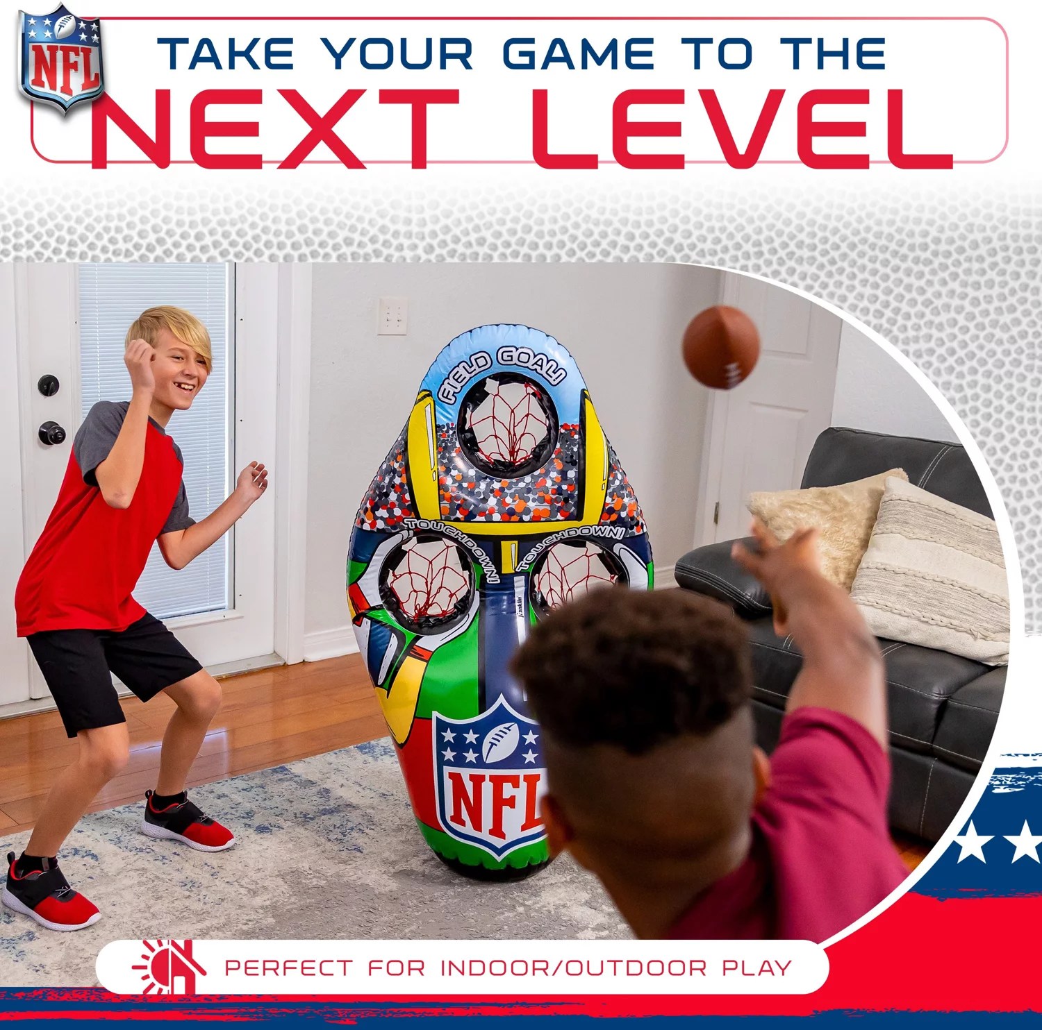 Franklin NFL XL Inflatable Football Target Academy