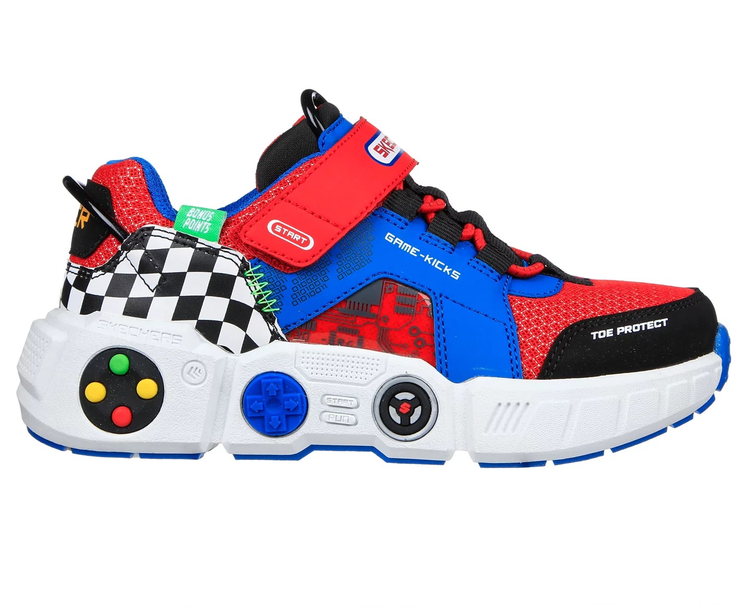 SKECHERS Boys' Game Kicks Gametronix PS Shoes Academy