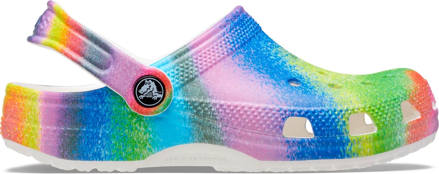 Crocs Kids' Classic Spray Dye Clogs Free Shipping at Academy