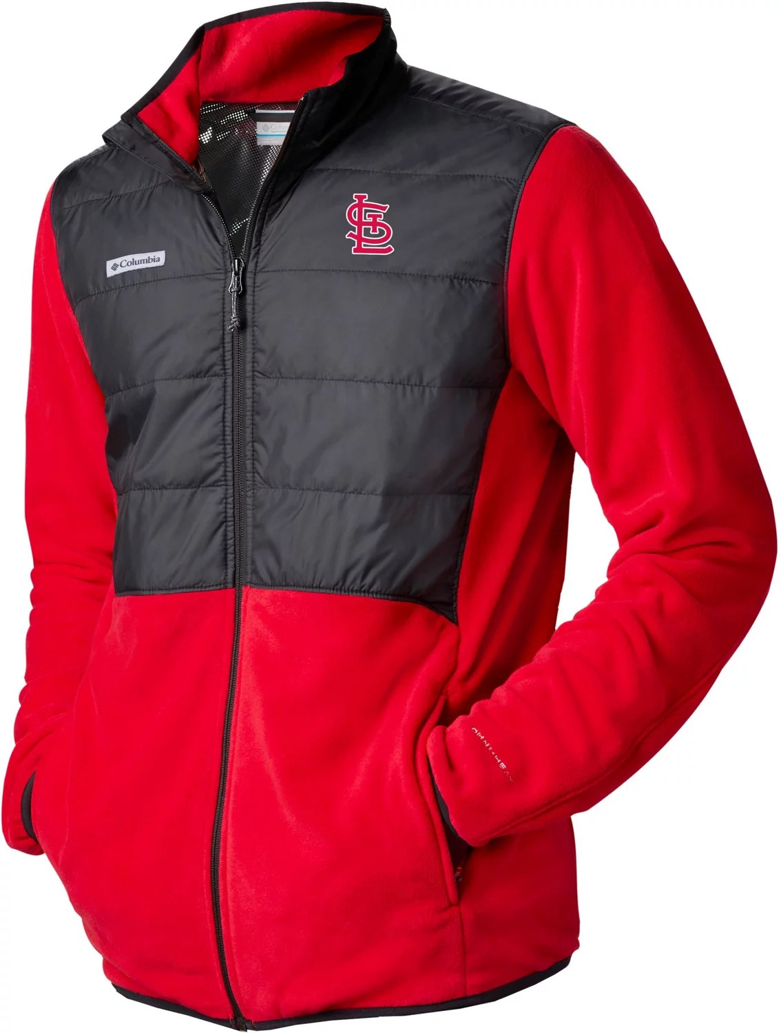 Columbia Sportswear Men's St. Louis Cardinals Basin Butte Fleece Full