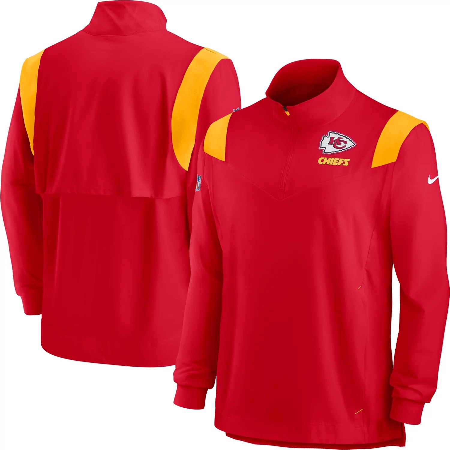 Nike Men's Kansas City Chiefs Repel Lightweight Coach Jacket Academy