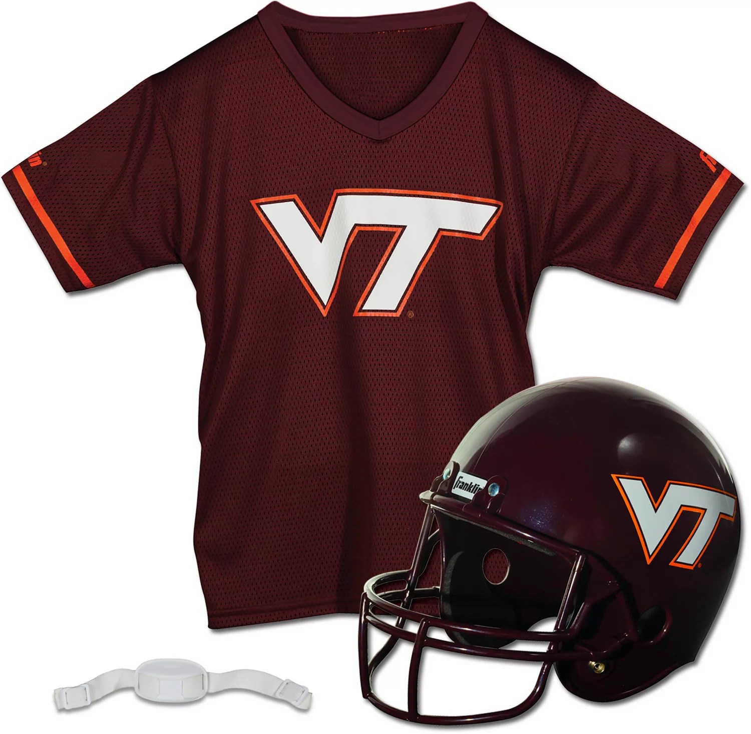 Franklin Youth Virginia Tech University Football Helmet and Jersey