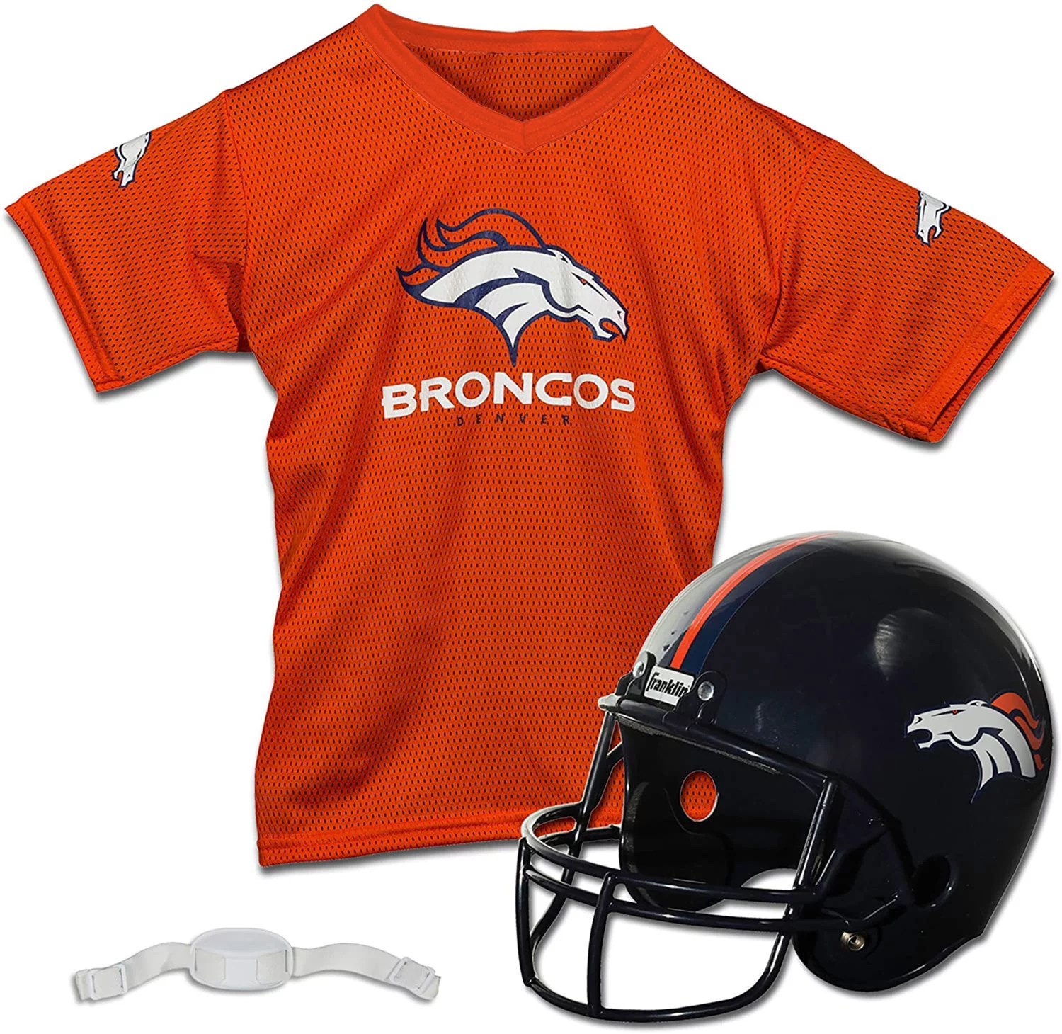 Franklin Youth Denver Broncos Helmet and Jersey Set Academy