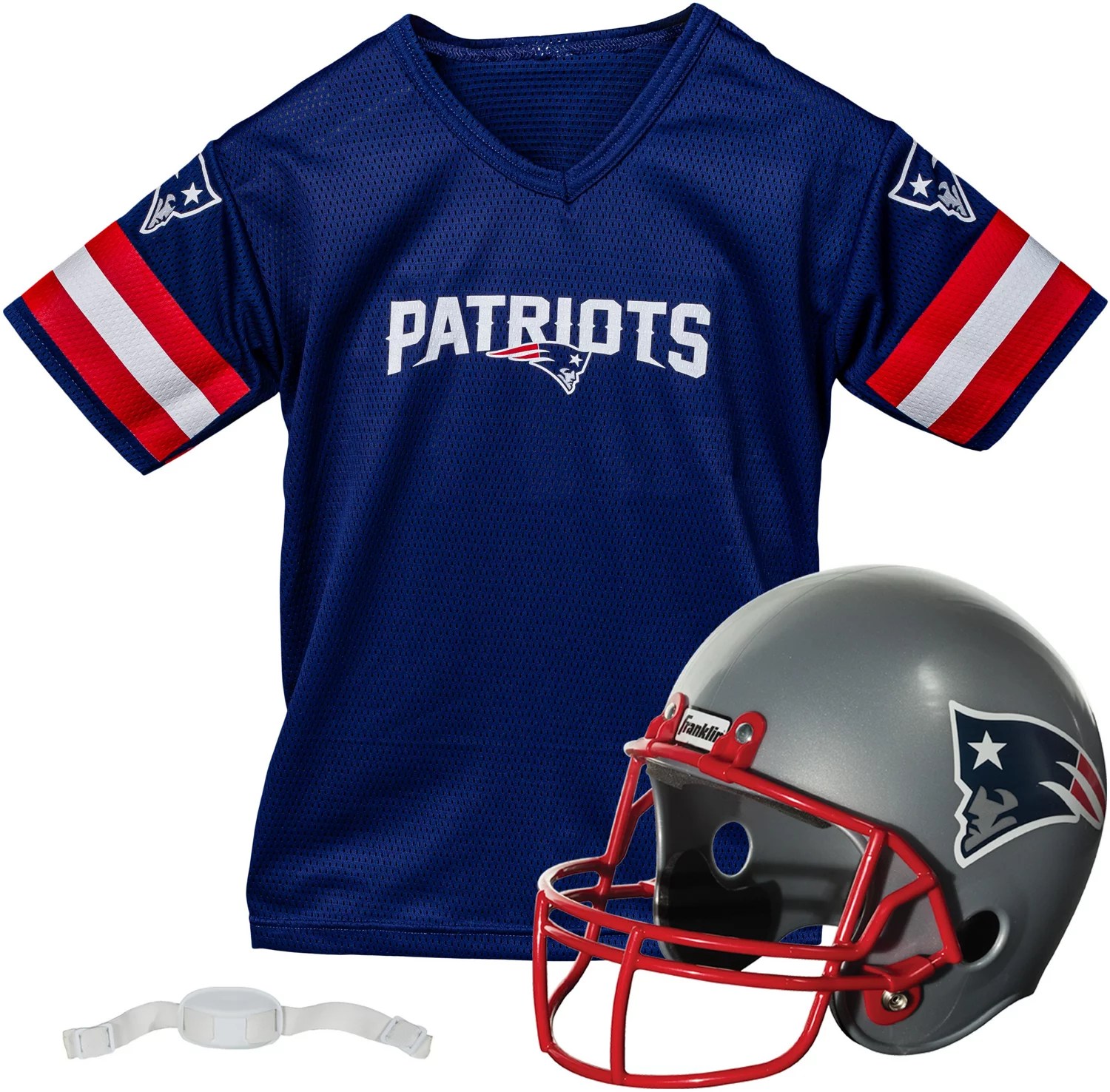 Franklin Youth New England Patriots Helmet and Jersey Set Academy