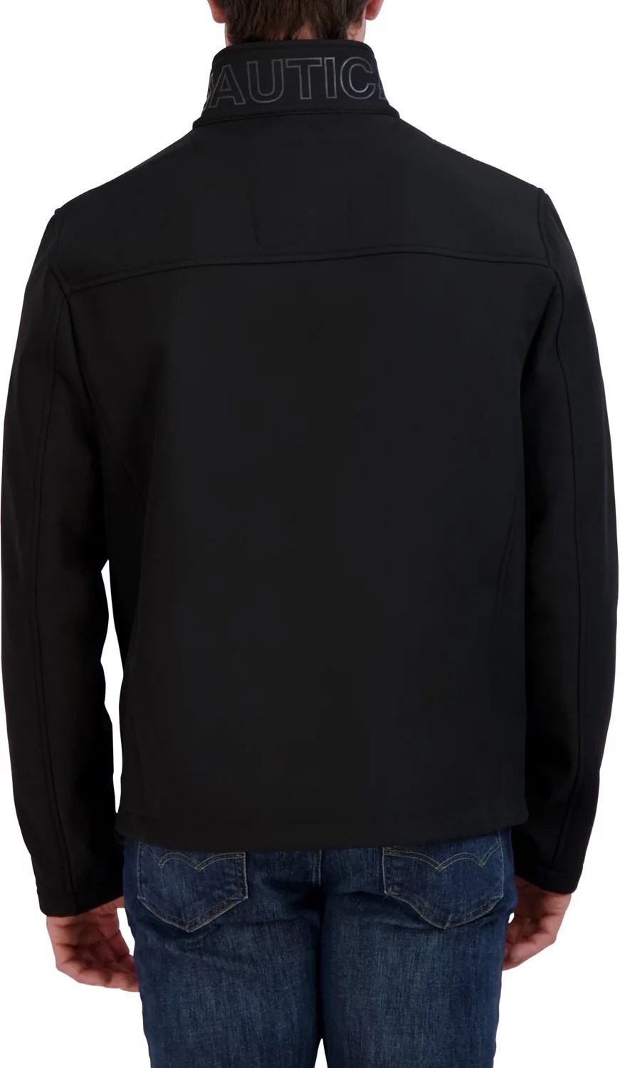 Nautica Men's Softshell Bonded to Fleece Jacket Academy