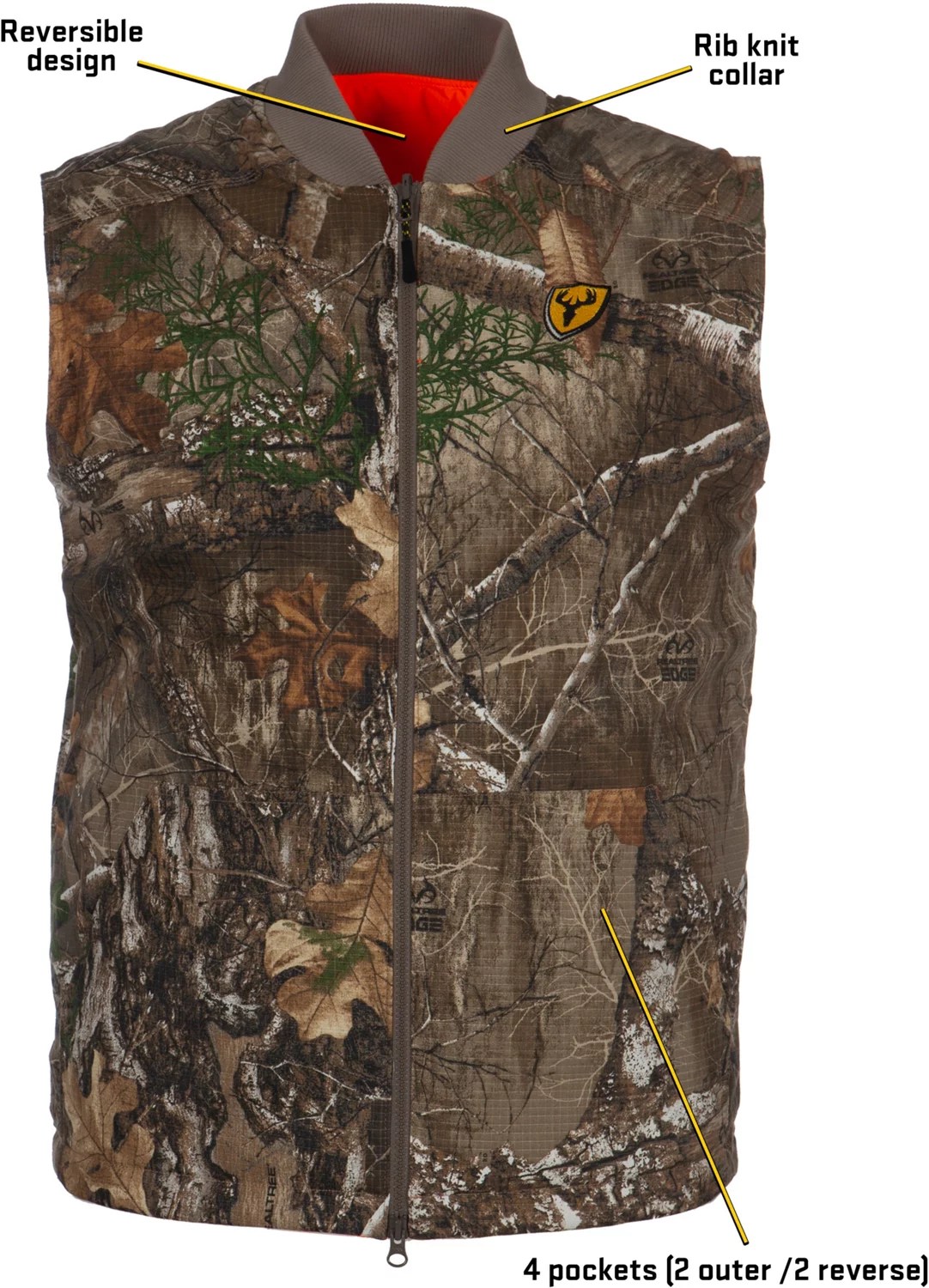 Blocker Outdoors Men's Evolve Reversible Vest Academy