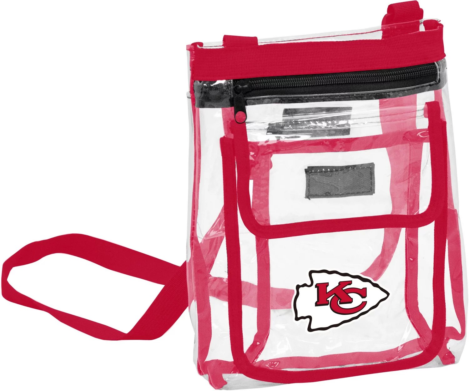 Logo Brands Kansas City Chiefs Gameday Clear Crossbody Bag Academy