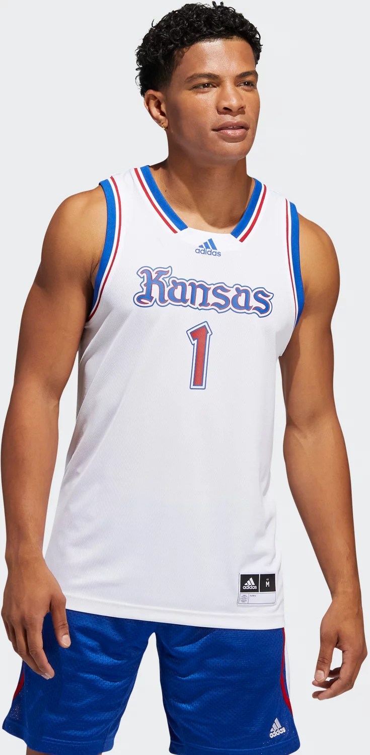 adidas Men's University of Kansas Basketball Swingman Alternate Jersey