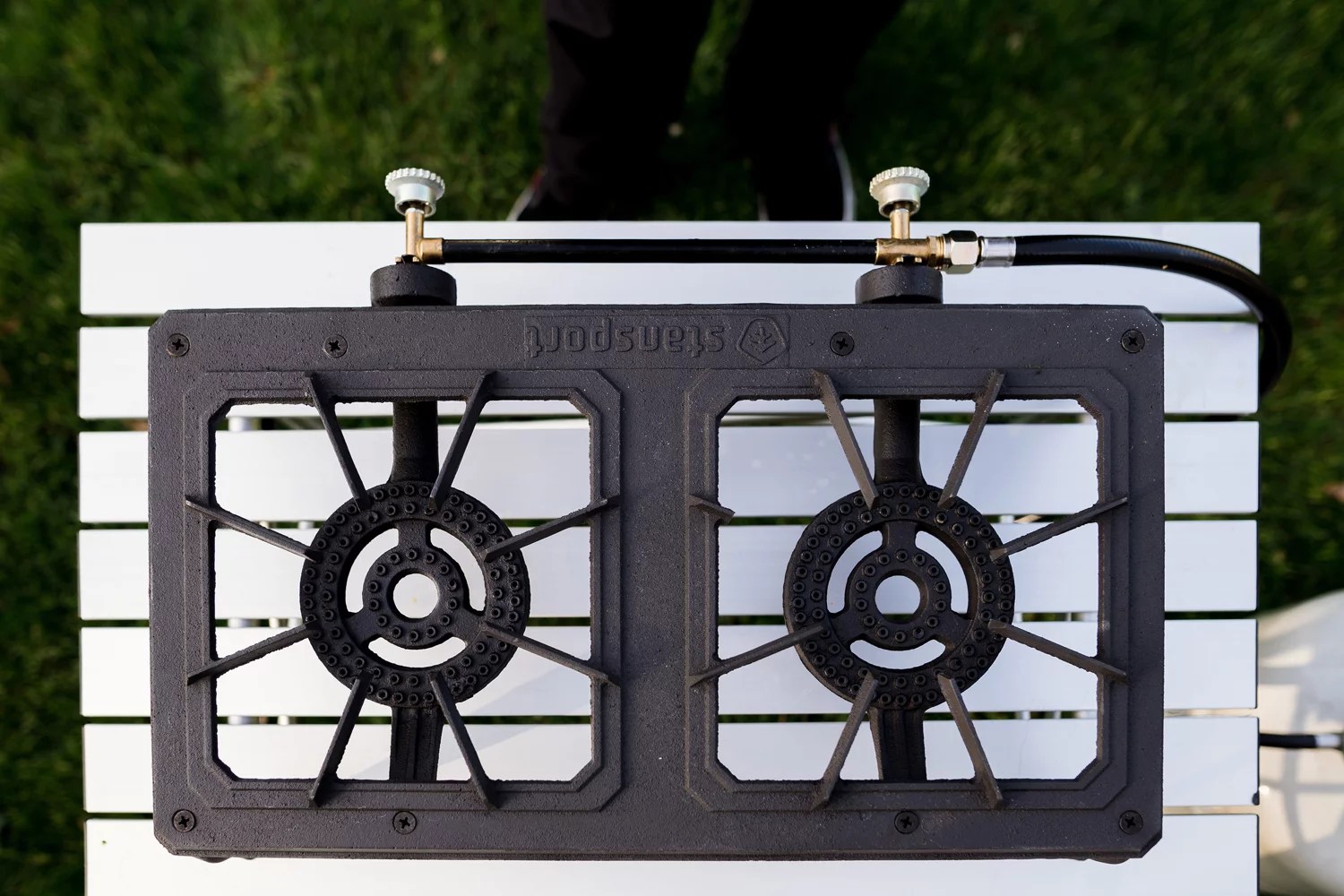 Stansport Double Burner Cast Iron Stove Academy