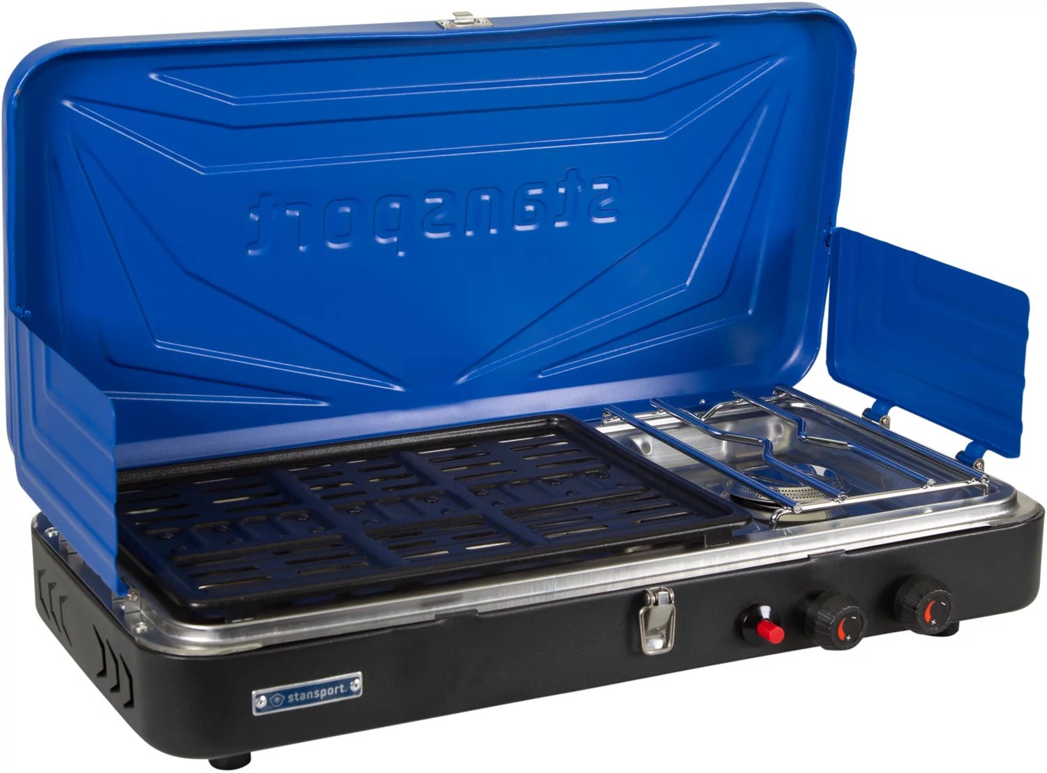 Stansport Outfitter Series Propane Stove and Grill Combo Academy