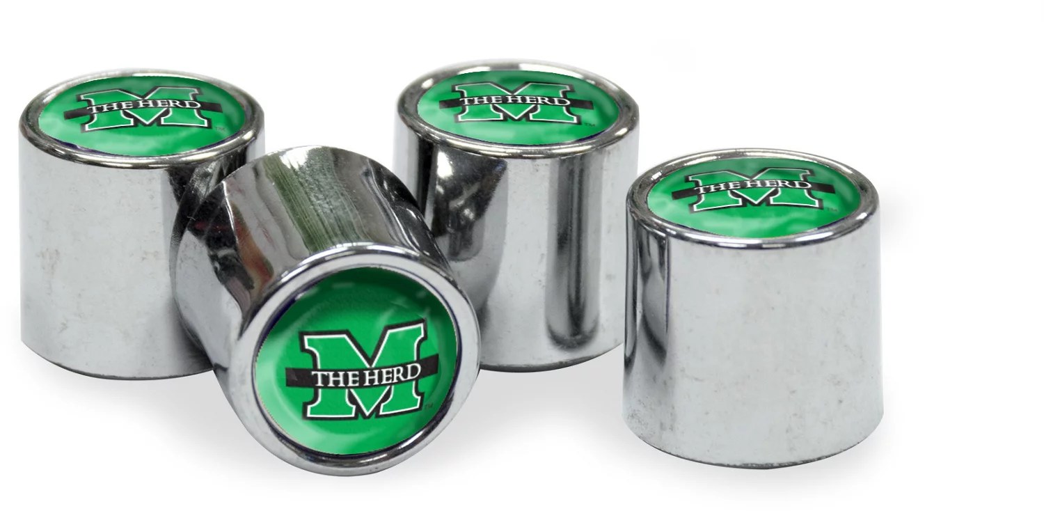WinCraft Marshall University Auto Valve Stem Cap 4pack Academy