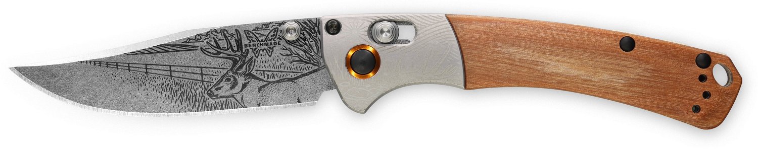 Benchmade Limited Edition Artist Series Casey Underwood Mini Crooked