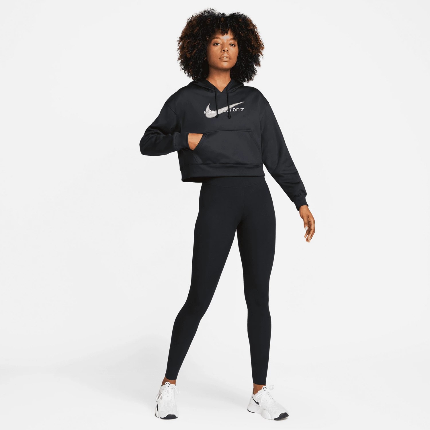 Nike Women's ThermaFIT All Time Graphic Pullover Long Sleeve Hoodie