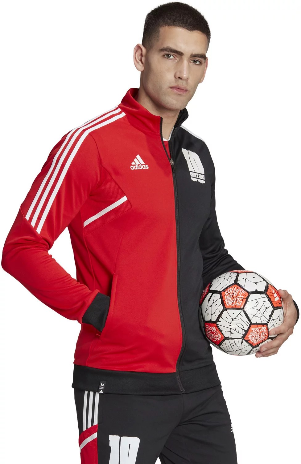 adidas Men’s Messi Soccer Track Jacket Free Shipping at Academy