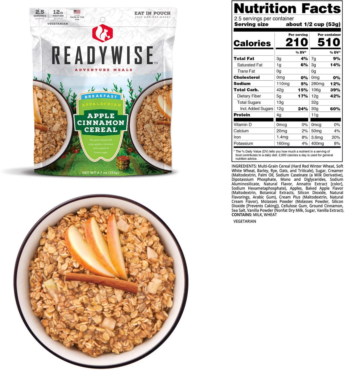 Wise Company FreezeDried Camping and Backpacking Food Favorites 9Pack Academy