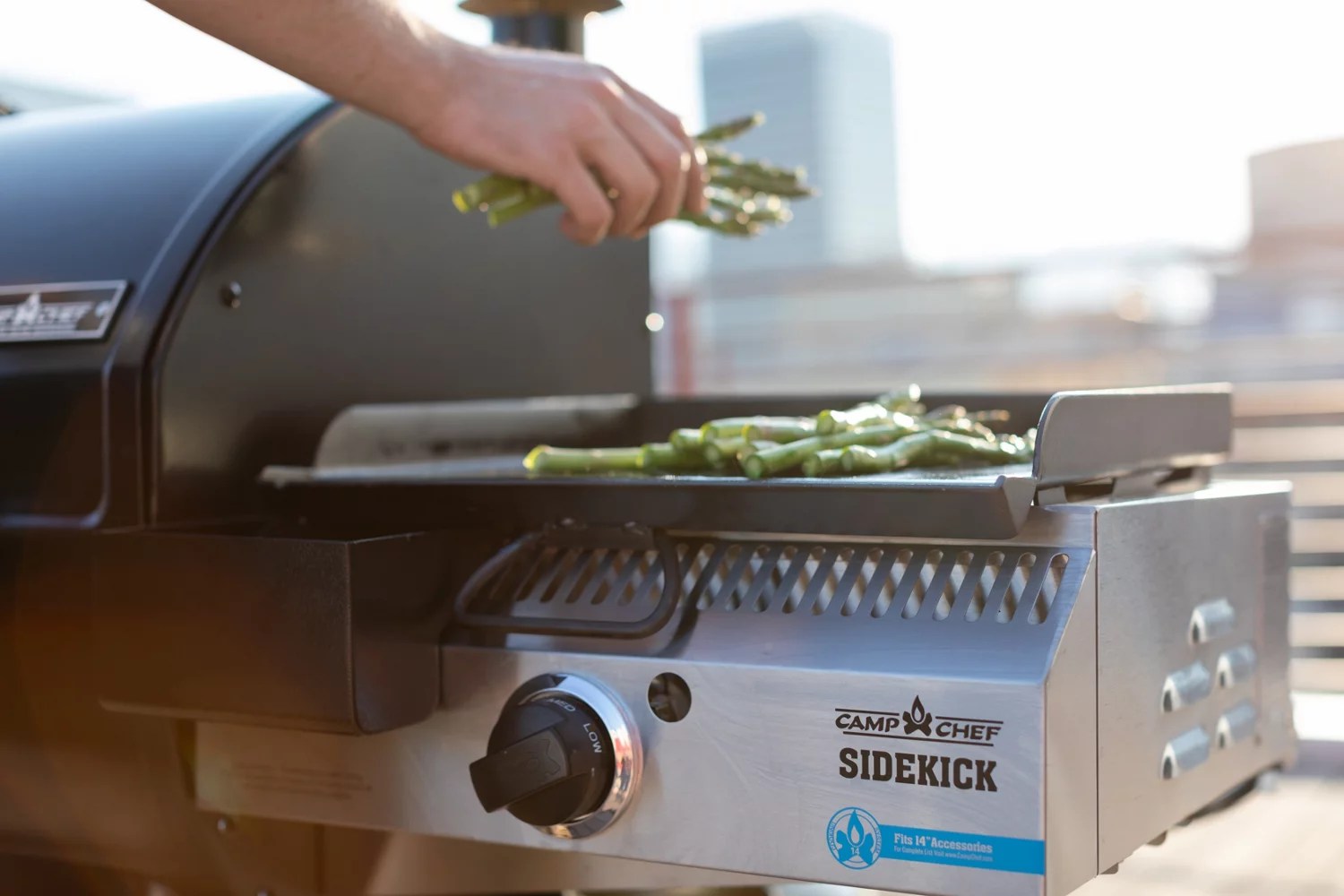 Camp Chef Sidekick Side Burner w/ Griddle Academy