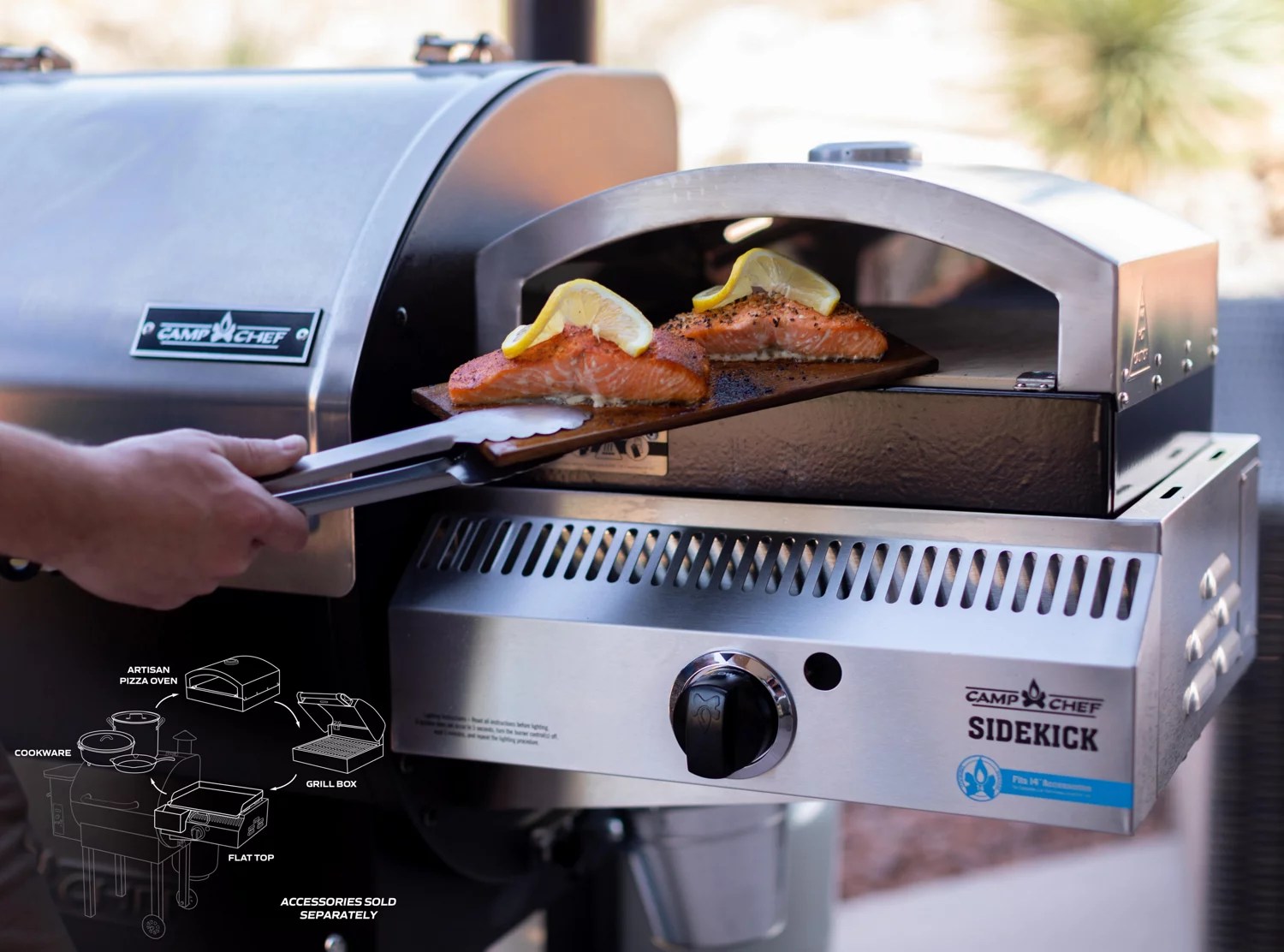 Camp Chef Sidekick Side Burner w/ Griddle Academy