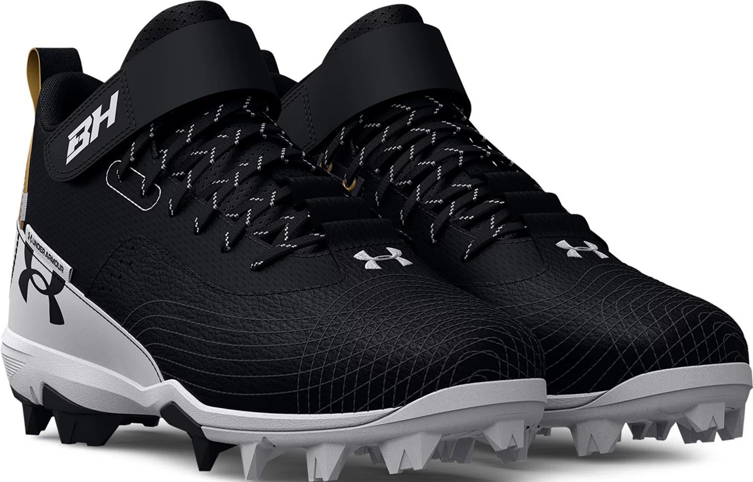 Under Armour Men’s Harper 7 Mid RM Baseball Cleats Academy