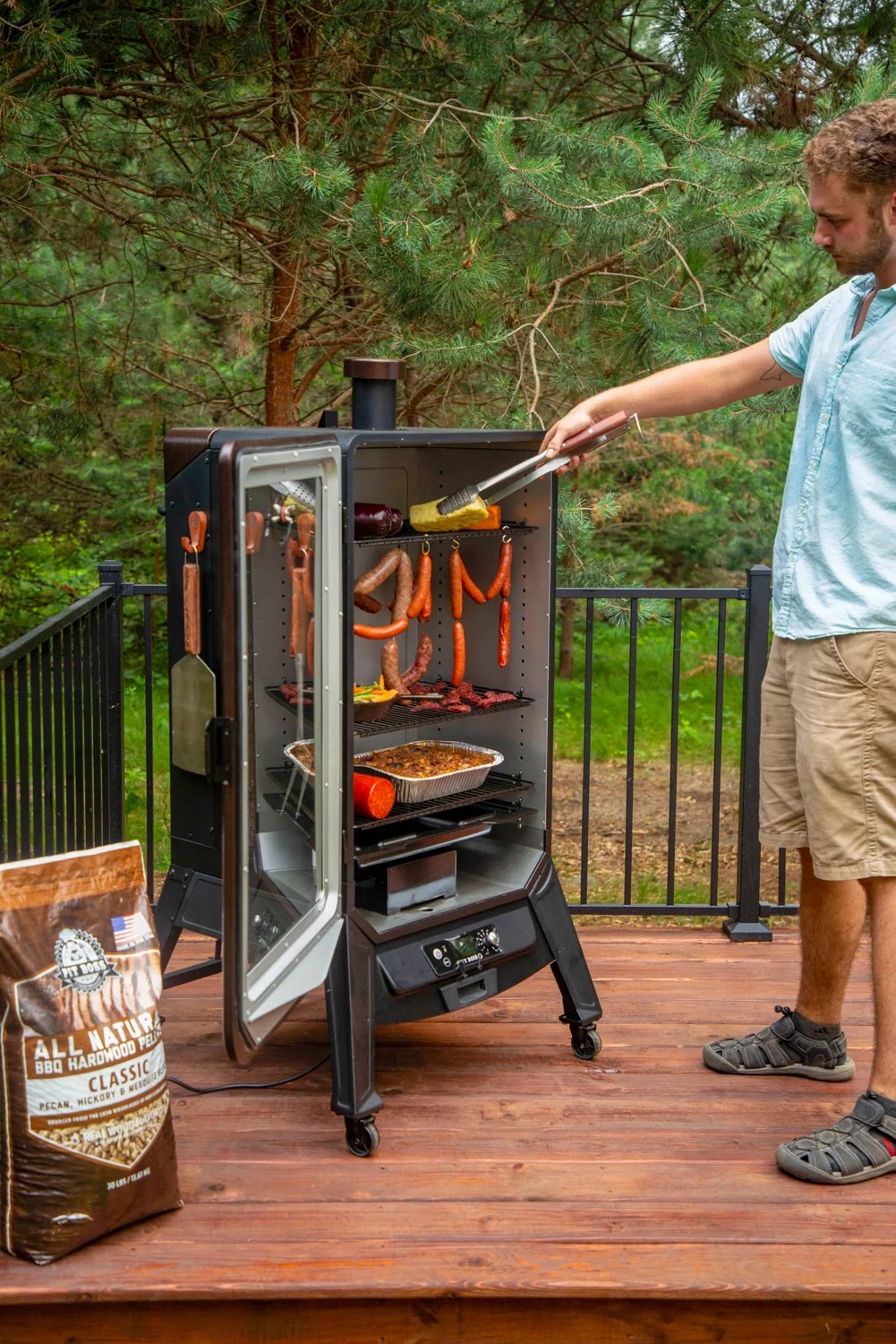 Pit Boss Copperhead 7 Series Wood Pellet Vertical Smoker Academy
